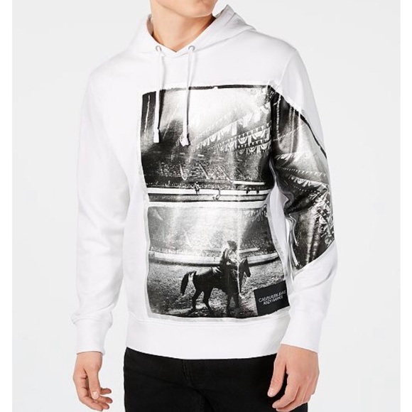 calvin klein college sweater